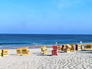 Bild Strand mit Strandkörben